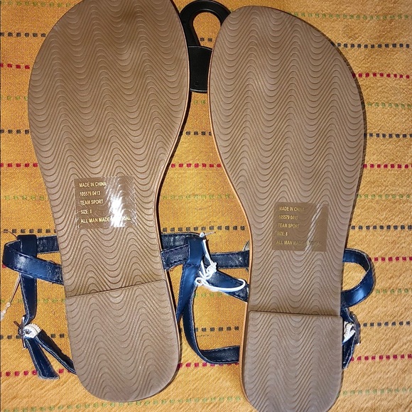 Team Sport Flat Thong Sandals Carolina Tarheels - Picture 4 of 4